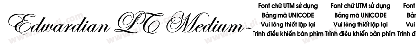 Edwardian LT Medium字体转换